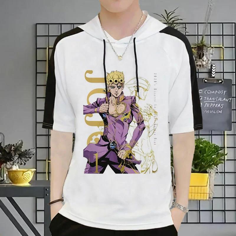 

Аниме-толстовка с капюшоном Jojo s Bizarre Adventure Футболка Свитшот Костюмы Полиэстер 4XL