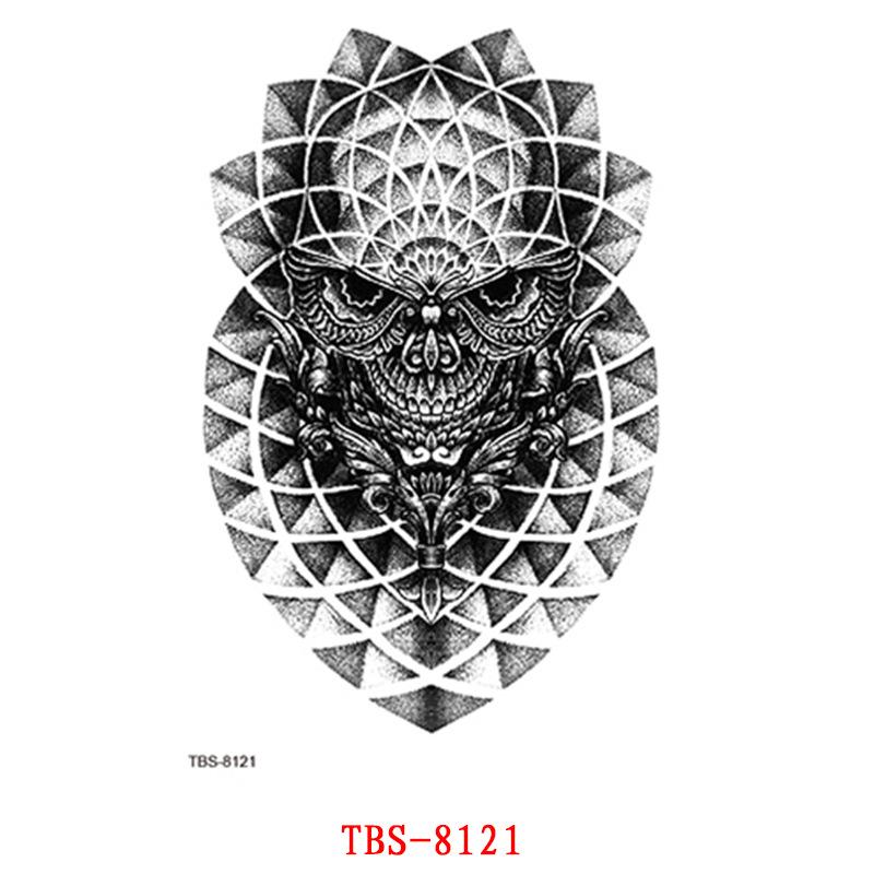 Waterproof Tattoo Stickers, Totem Animal Flowers, Tattoo Stickers Tattoo