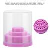 48 Slots Nail Drill Bit Case Holder Manicure Tool Organizer Display Stand
