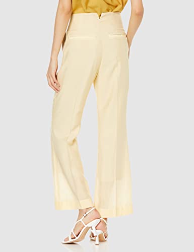FRAY I.D. Sheer Flare Pants FWFP222051 Women's YEL 0