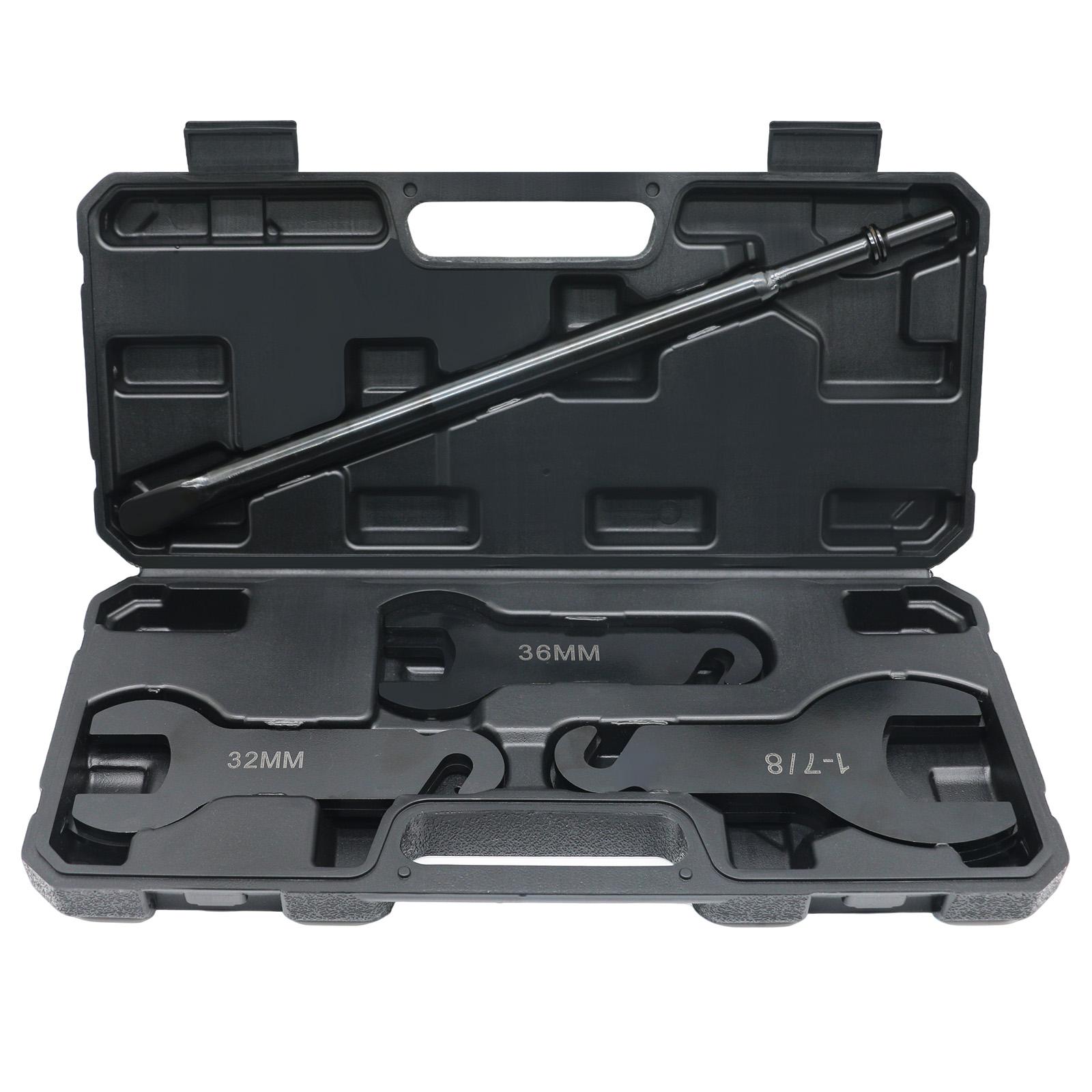 8PCS Car Pneumatic Fan Clutch Wrench Removal Tool Kit чёрный