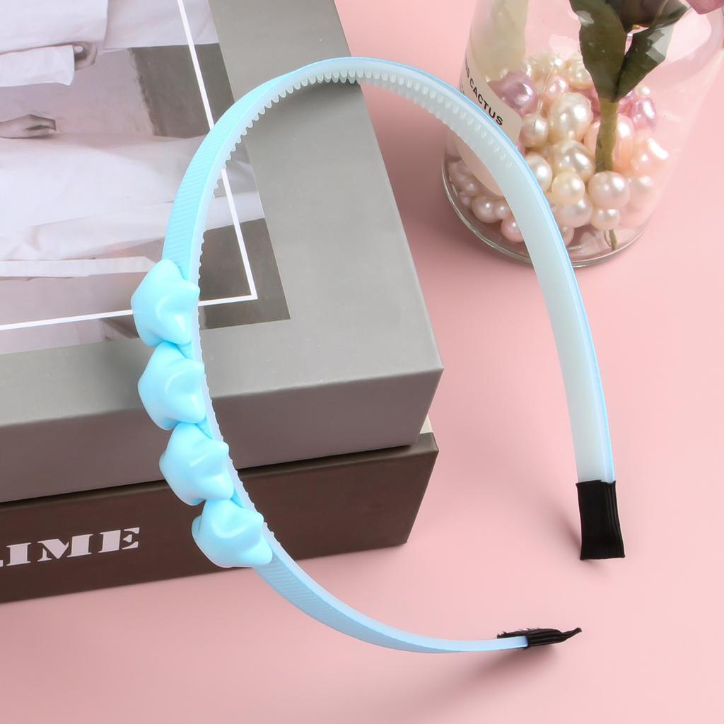 1 Stück Süße Mädchen Stern Stirnbänder Bonbonfarbe Sternförmige Haarreifen Zähne Stirnband Kinder Kinder Party Schule Haar Accessoires