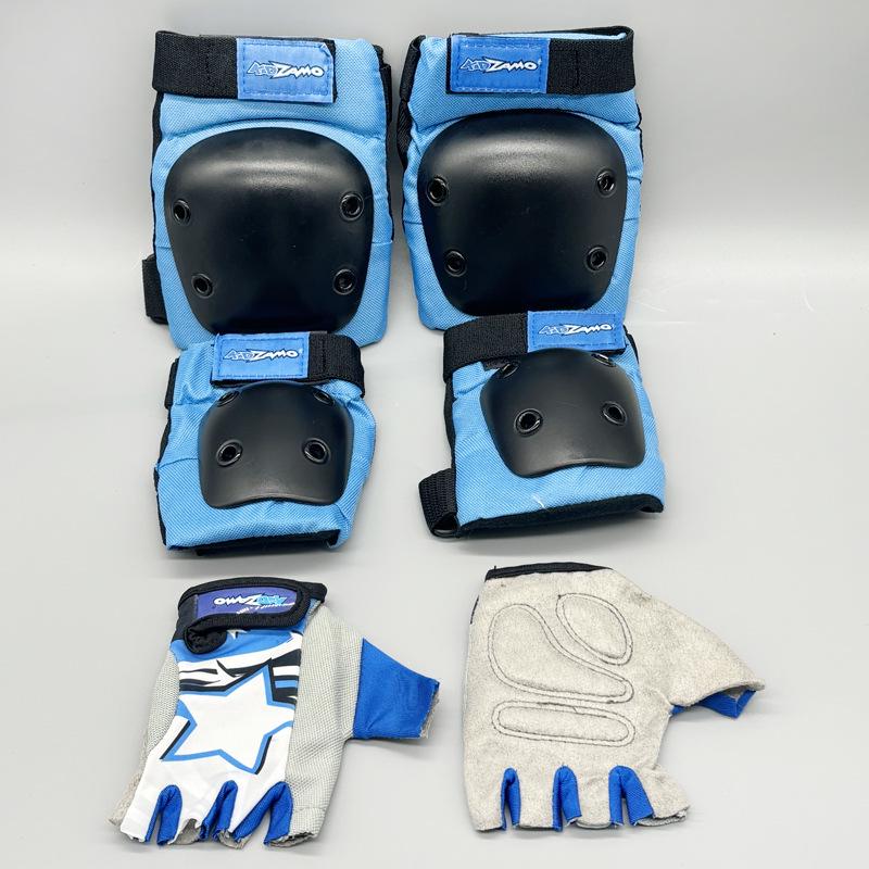 Children's Skateboard & Roller Skating Protective Set: Knee Pads, Elbow Pads, Wrist Guards for Teens