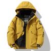 Spring and Autumn New Hooded Jacket Couple Outdoor Mountaineering Jacket Waterproof and Windproof Cotton-padded Coat