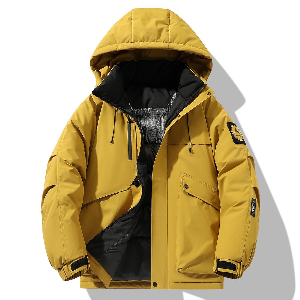 Spring and Autumn New Hooded Jacket Couple Outdoor Mountaineering Jacket Waterproof and Windproof Cotton-padded Coat