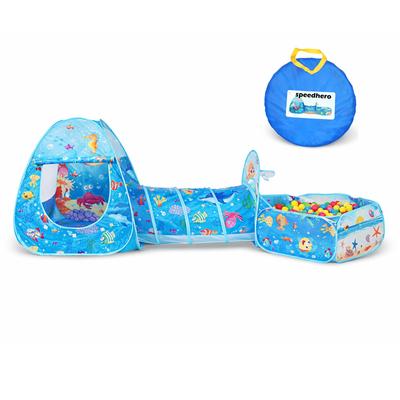 Kids' Car-Style Tent, IndoorOutdoor Camping Tent, Pretend Play, Educational Toy, Parent-Child Play, Ball Pit, Storage Bag Included, One-Touch Opening