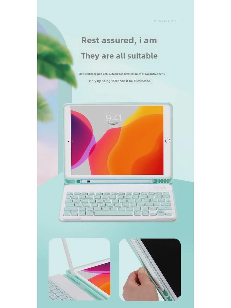 iPad 2022 10.9-inch Bluetooth Keyboard Case