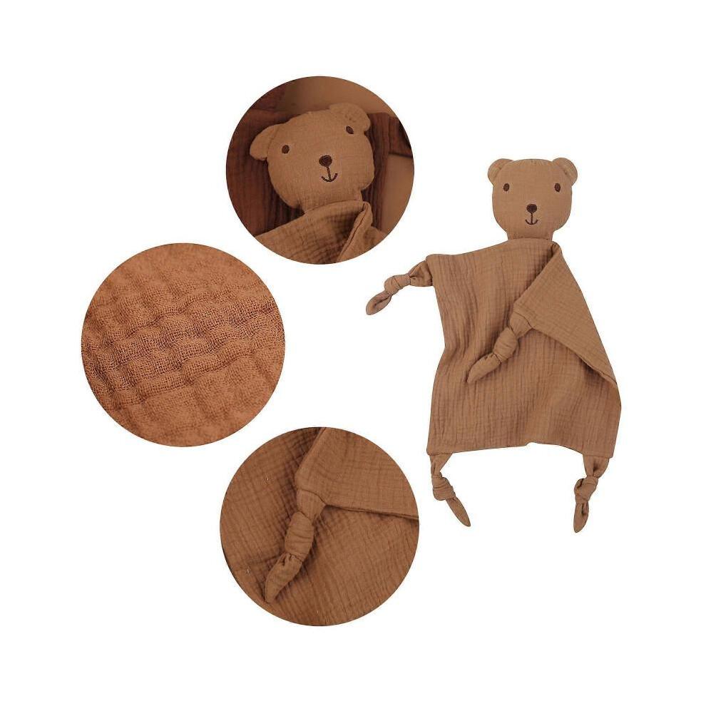 Baby Sleep Toy Soothing Cute Animal Snuggle Doll Newborn Teething Chewing Plush Comfort Toy Soft Stuffed for 0-12 Months Birthday Gift