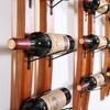 Wooden Wall Cocktail Holders Red Wine Mounted Whiskey Display Bar Wine Rack Decorative Racks Storage Wine Holder Restaurant