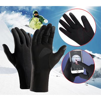 Winter Thermal Warm Full Finger Gloves Cycling Anti-Skid Touch Screen Warm Gloves for Winter Outdoor