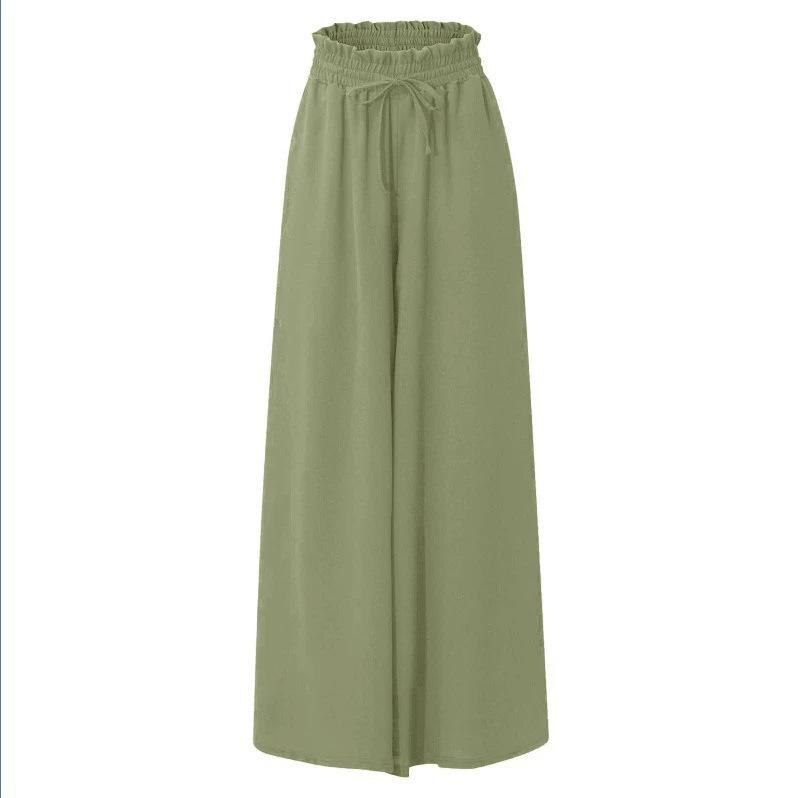 2025 Europe, America, spring and summer independent station, Amazon, casual wide-leg explosion loose casual fashion trousers women S