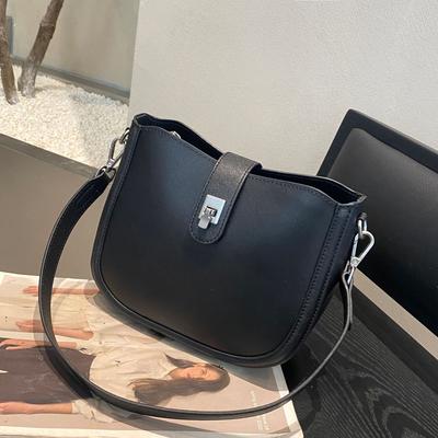 Cowhide Women's Bags, Women's Bags, Fashionable and Practical, Dumpling Bags, Shell Bags, Simple and Versatile Diagonal Span Bags