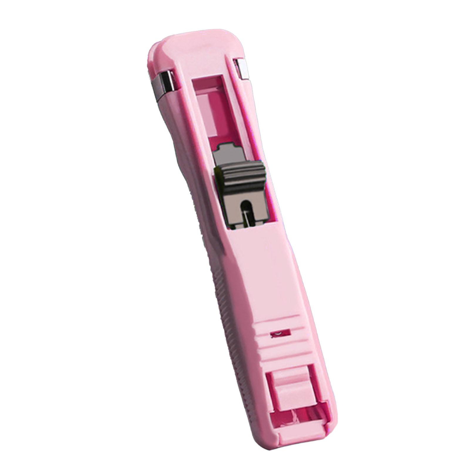 

Paper Clam Многоцелевой практичный экономящий время ручной диспенсер для скрепок для документов № Pink