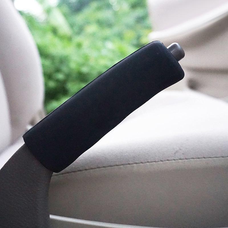 Hand Brake Set Universal Car Handbrake Sleeve Silicone Cover Anti-Skid Auto Parking Brake Car Handbrake Decorative Shell