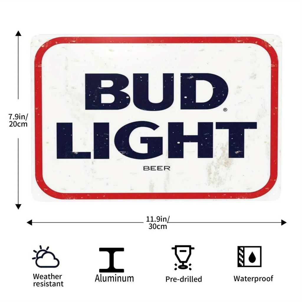 FJ Vintage Bar Signs Bar Decor Funny Bar Open Metal Signs for Home Bar Man Cave Decor Signs 20x30 Cm Retro Bar Metal Iron Signs