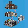 New Arrival Children Learning Education Modern Villa Street View Building Block Brick Toy Mork