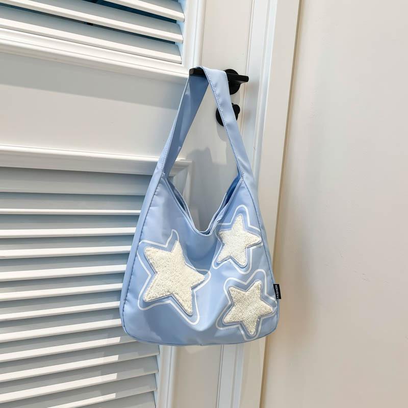 Beautiful Bag Women's Large-capacity 2025 New Summer Foreign Shoulder Bag Cloth Bag Texture Commuter Niche Tote Bag
