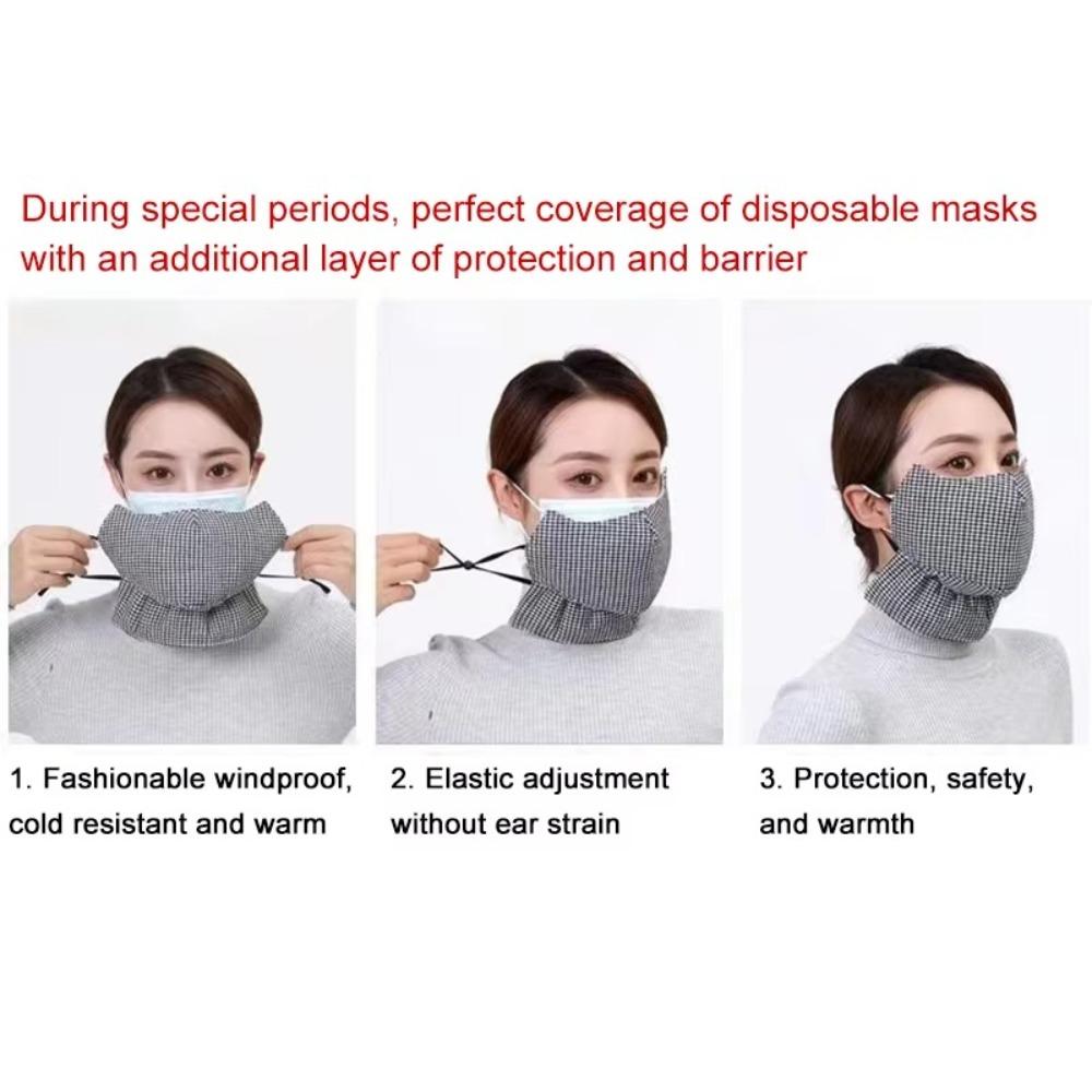 Cold-proof Riding Facial Protector Neck Protector Cycling Mask Durable Winter Face Mask  Winter