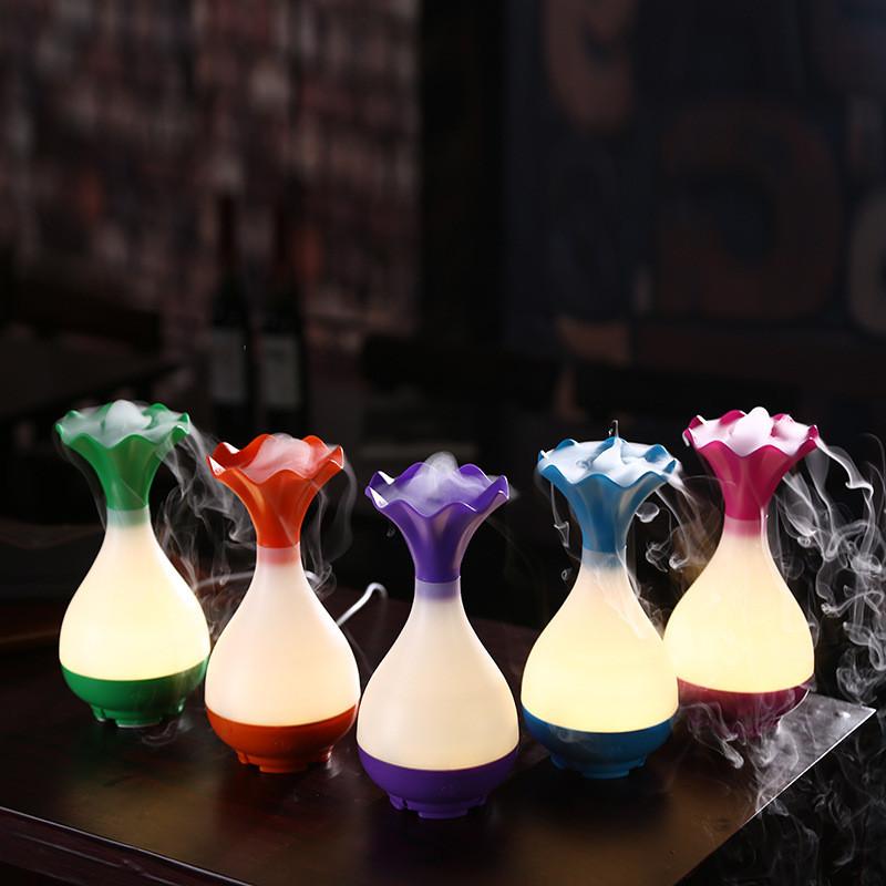 Shape Usb Bottle Aromatherapy Humidifier Home Ultrasonic Silent With Light Night