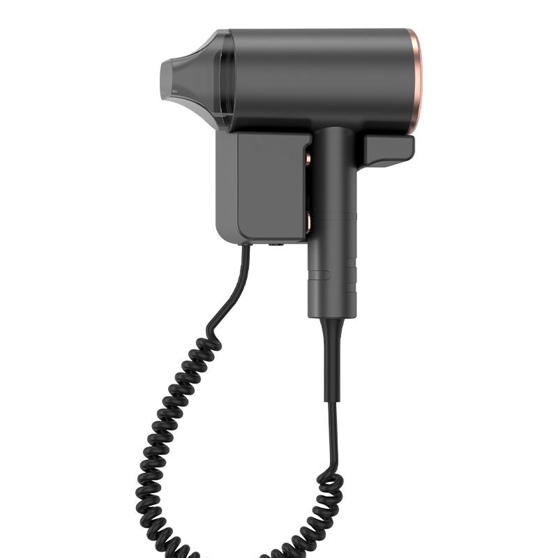 

Новый отель и отель фен для волос 220 В настенный высокомощный синий свет отрицательный ион уход за волосами фен без отверстия для пробивки EU