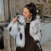 Winter New Imitation Raccoon Hair Imitation Fur Jacket Imitation Fox Hair Cotton Warm Top Short Fur Women