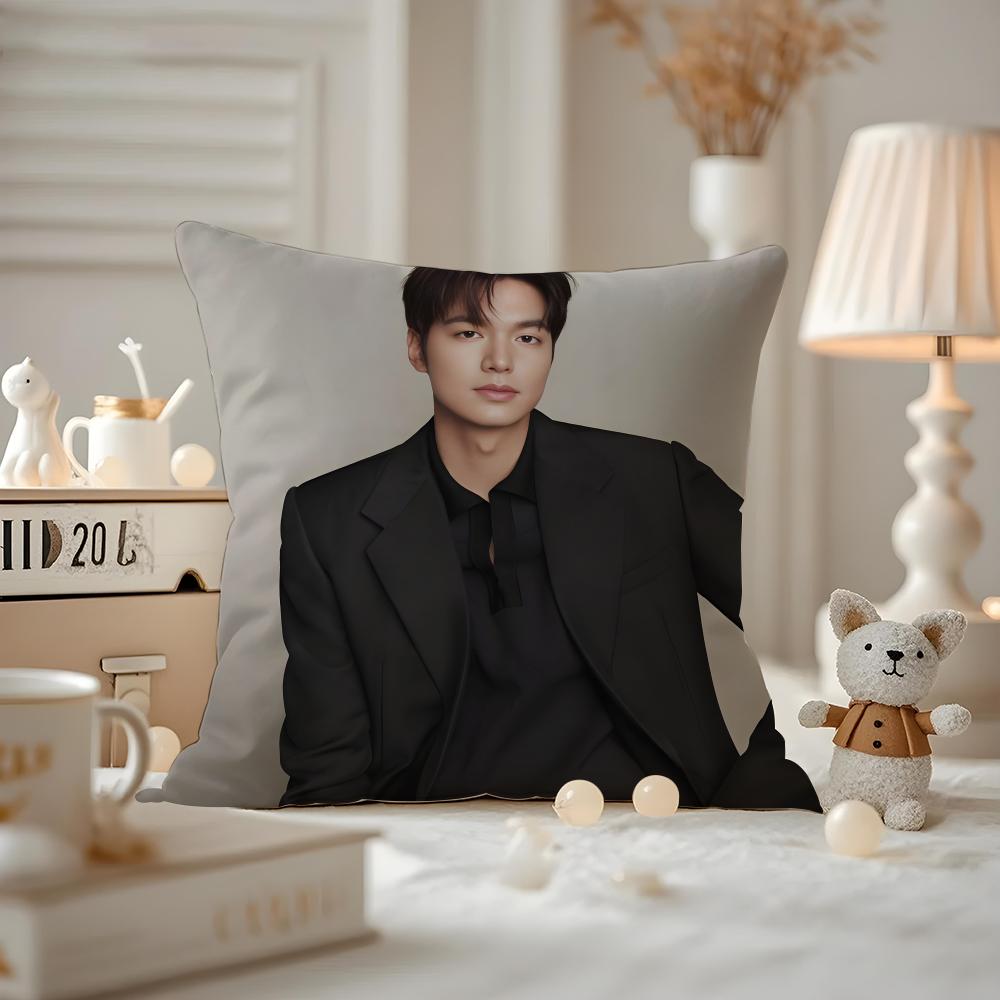Lee Minho Actor Cushion Cover Pattern Printed Pillowcase For Living Room Sofa Cushion Cover & Bedroom Decor