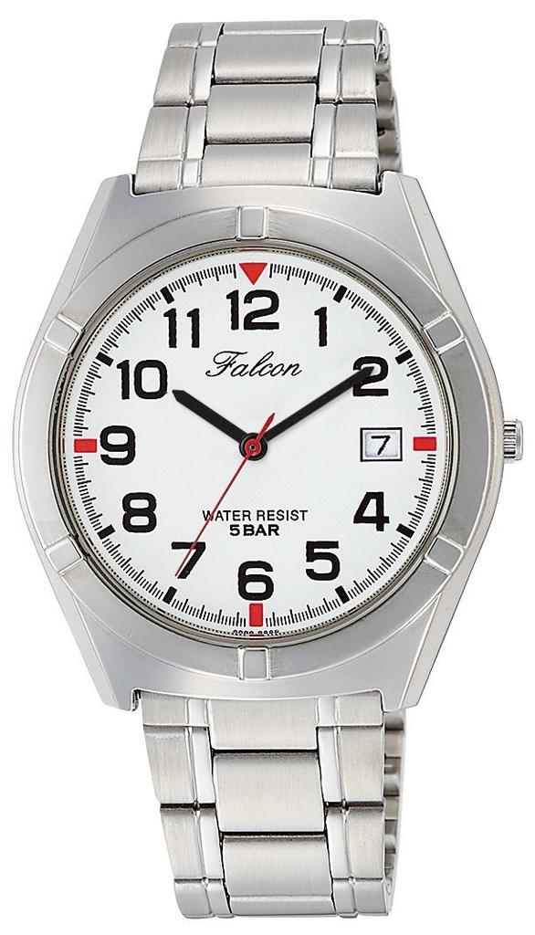 Citizen Falcon Q&Q Men's Watch, Silver, D024-204