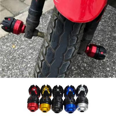 Universelle Schutzbecher für die Vorderradgabel von Motorrädern. Stoßfeste Pufferbecher aus Aluminium. Einfache Installation für sicheres Fahren.