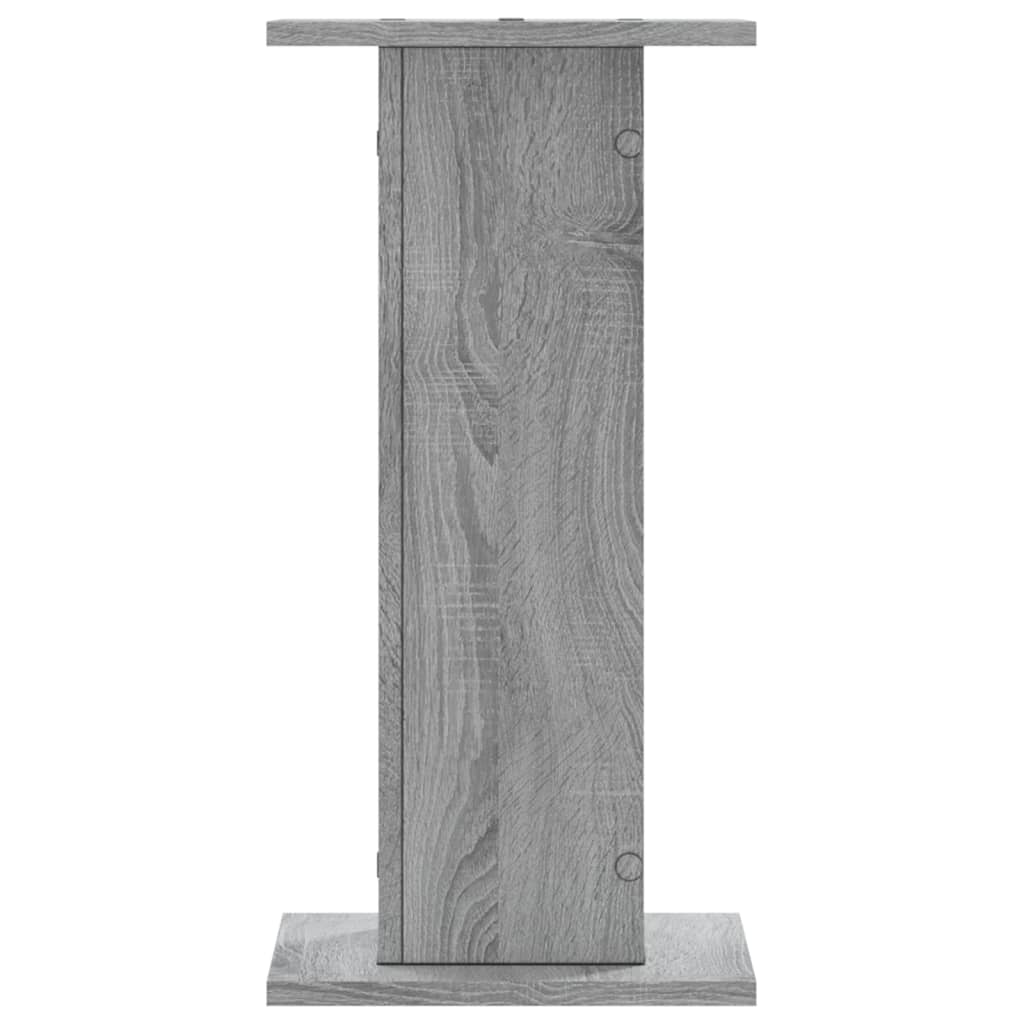 Speaker Stands 2 Pcs Grey Sonoma 30x30x60 Cm Particleboard