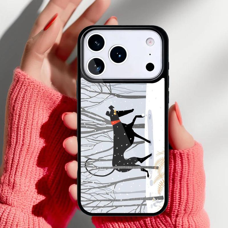Greyhound Phone Case for iPhone 17 16 15 14 13 Pro Max Back Cover for 12 11 Pro Coque