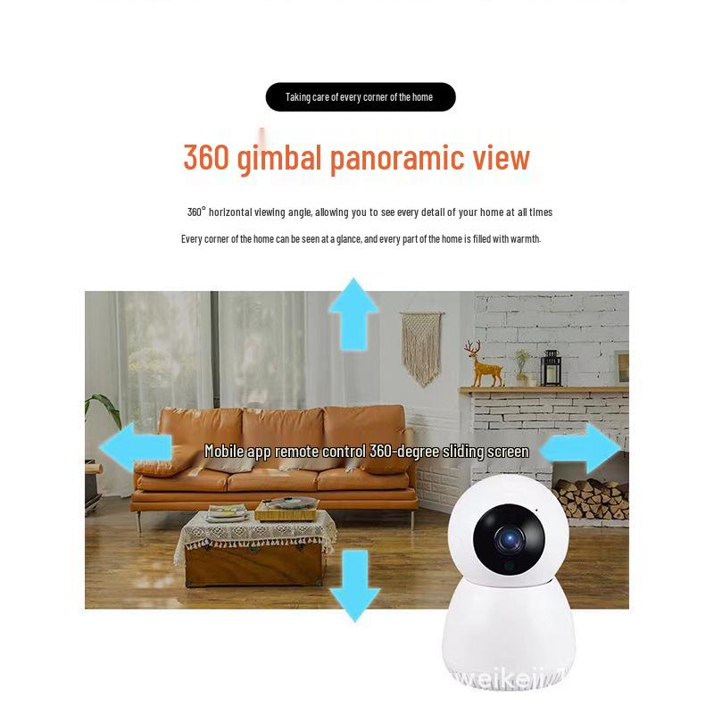 Little Snowman Smart HD Night Vision WiFi Camera with Pan-Tilt and Two-Way Intercom
