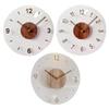Wall Clock Creativity Housewarming Gift Home Decoration Hanging Decoration for Living Room Bathroom Bedroom