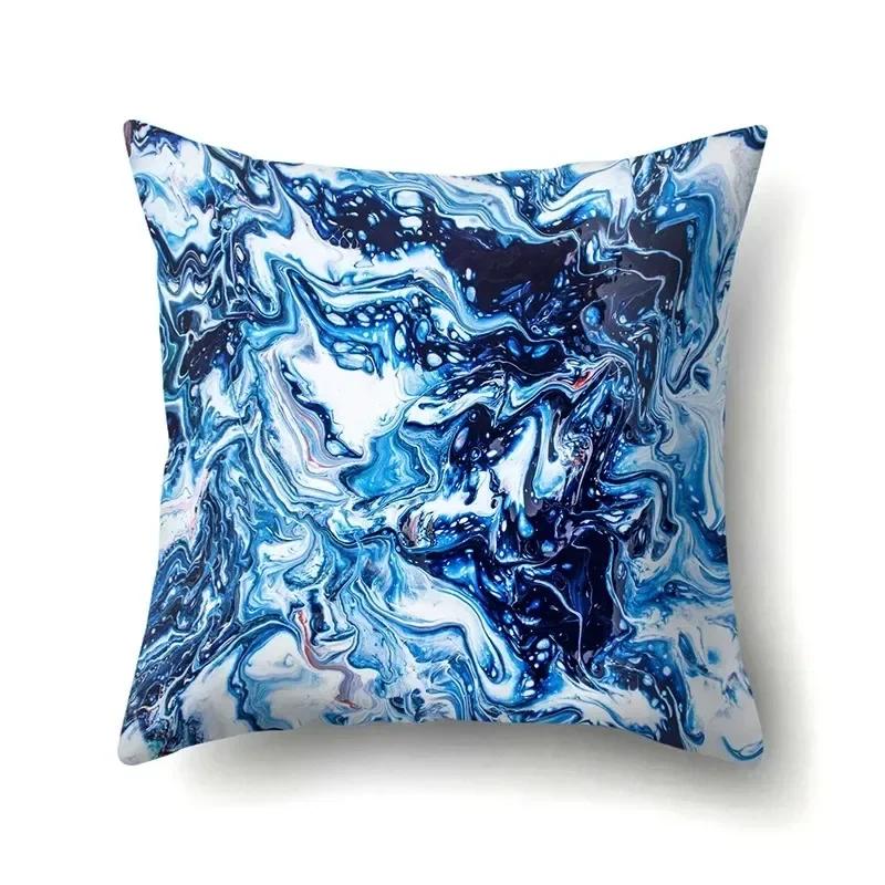 Nordic Fashion Abstract Marble Stripe Print Pillowcase Home Decoration Living Room Sofa Cushion Cover Bedroom Room Decoration