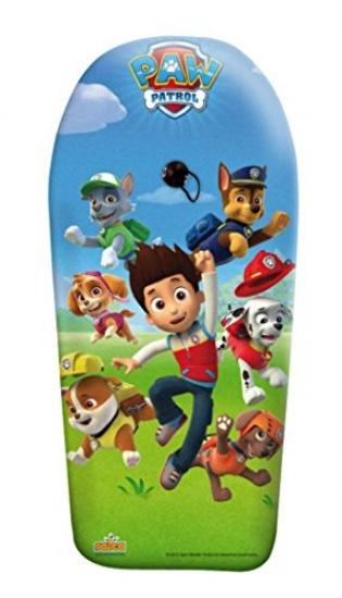 Planche De Bodyboard Pour Enfants Paw Patrol - 68 Cm, Mousse Polystyrène, Avec Leash - Jeu Plage Et Piscine