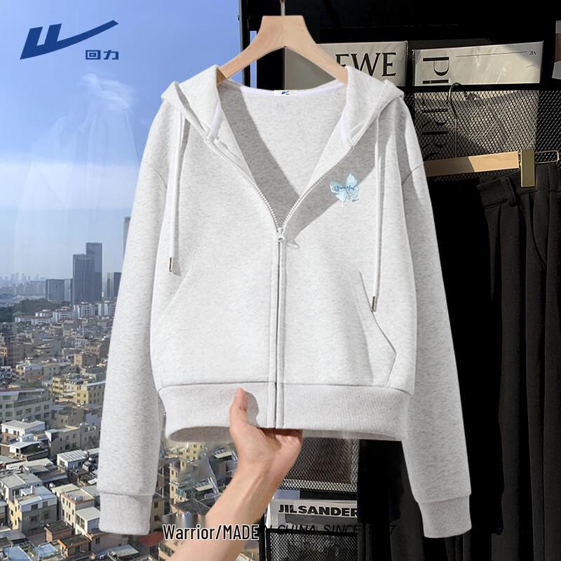 Warrior Women s Cropped Zipper Sweatshirt S