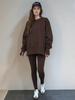 Women's European & American Casual Loose Sweatshirt and Skinny Pants Set - 2025 Autumn/Winter Collection