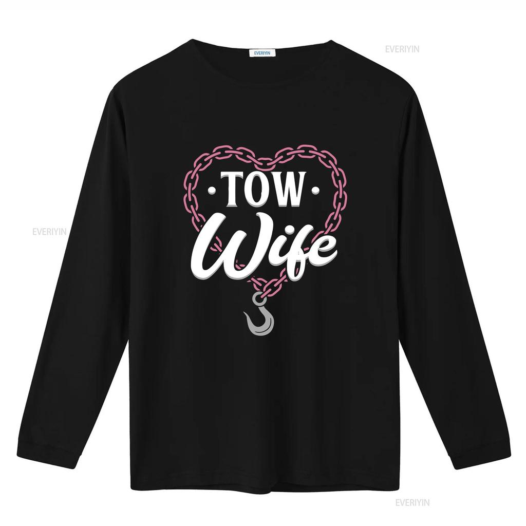 Tow Truck Wife T Shirt Driver Towing  vintage Washed Comfortable Stylish Breathable graphic Top For Everyday Wear Slightly