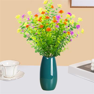 20 Bundles Artificial Flowers,Plants Greenery Shrubs For Indoor Outdoors, Home Garden Patio,