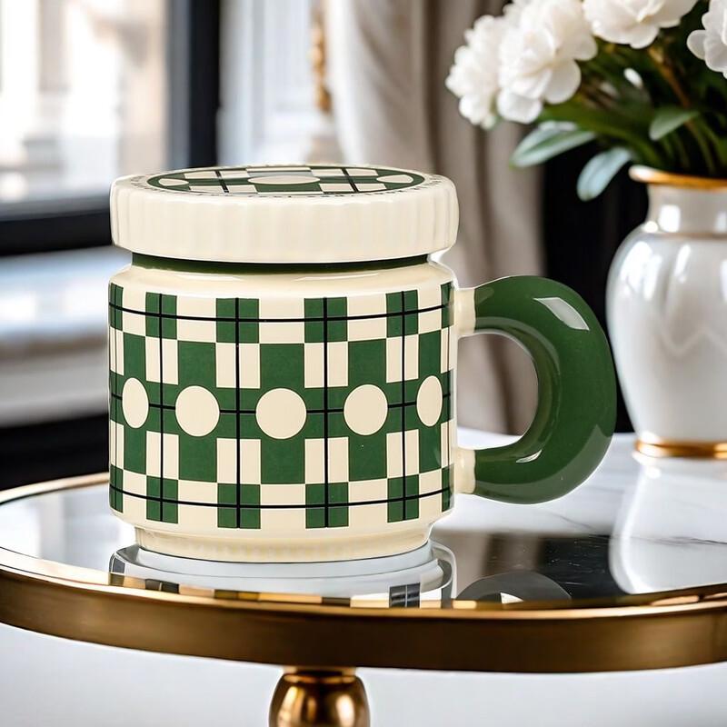 Ceramic Mug with Lid