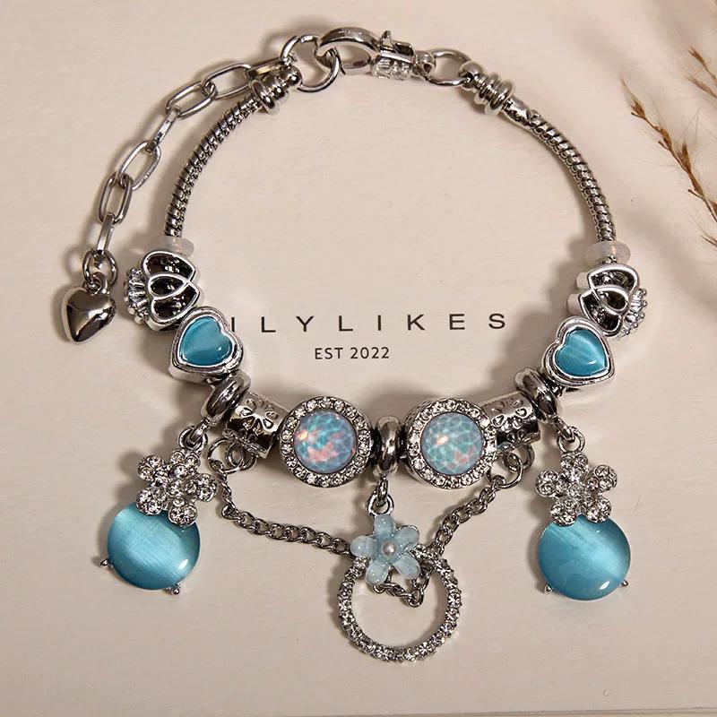 Elegant Women's Bracelet – Luxury Retro Beaded Design with Panjia Style for a High-End, Exquisite Feel.