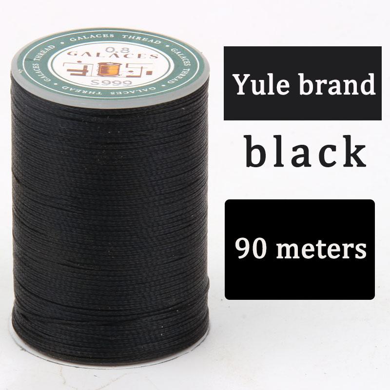 DIY Hand Sewn Leather Goods Wax Thread 0.8mm Hand Sewn Flat Wax Thread Leather Foreskin Leather Hand Sewn Thread