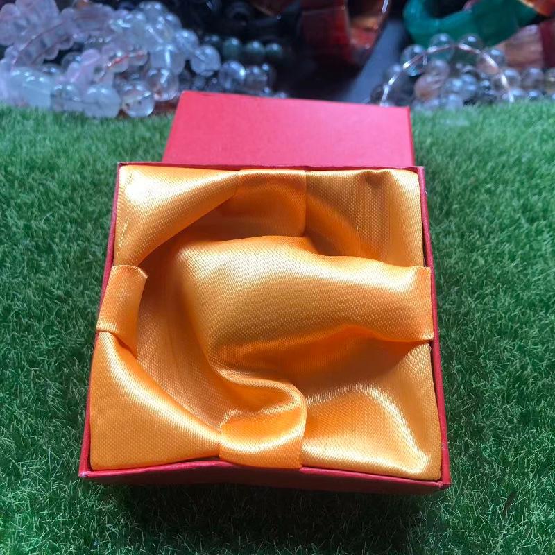 Red Yizhi Mei Rose Print Cardboard Bracelet Box