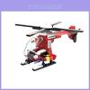 Firefighting Aircraft Assembly Building Block Model Ornament For Kids Educational Diy Play Toy