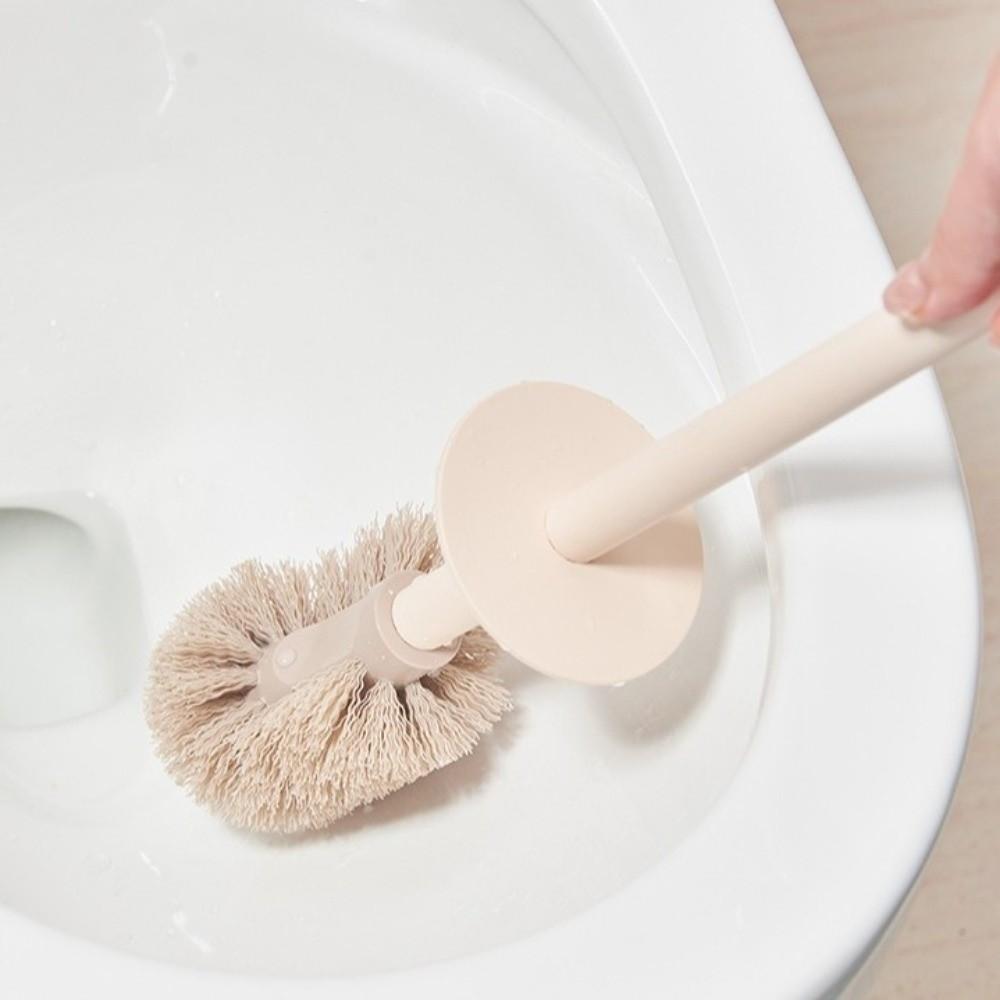 No Dead Angles Toilet Brush Long-Handled Toilet Cleaning Tool Practical Toilet Scrubber  Bathroom