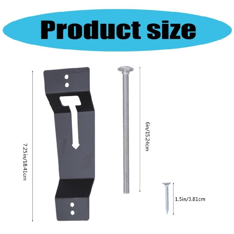 Enclosed Trailer Wheel Support Wall Mount Spare Tire Rack Convenient Storage Accessory Suitable for Utility Vehicles