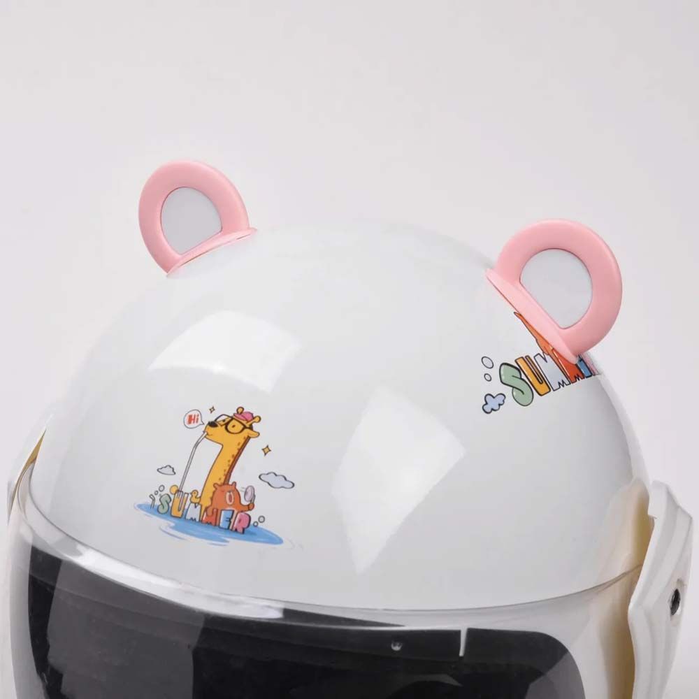 Adhesive Motocross Helmet Decoration Motorcycle Helmet Helmet Accessories Bear Ears Helmet Sticker