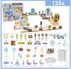 [PACZB] DIY Electric Train Puzzle Construction Set 125 Pcs Z3382