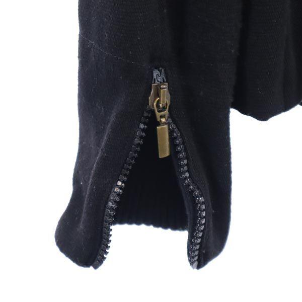 MAX&CO Donki Collar Cotton Knit Jacket 44 Black Women Used