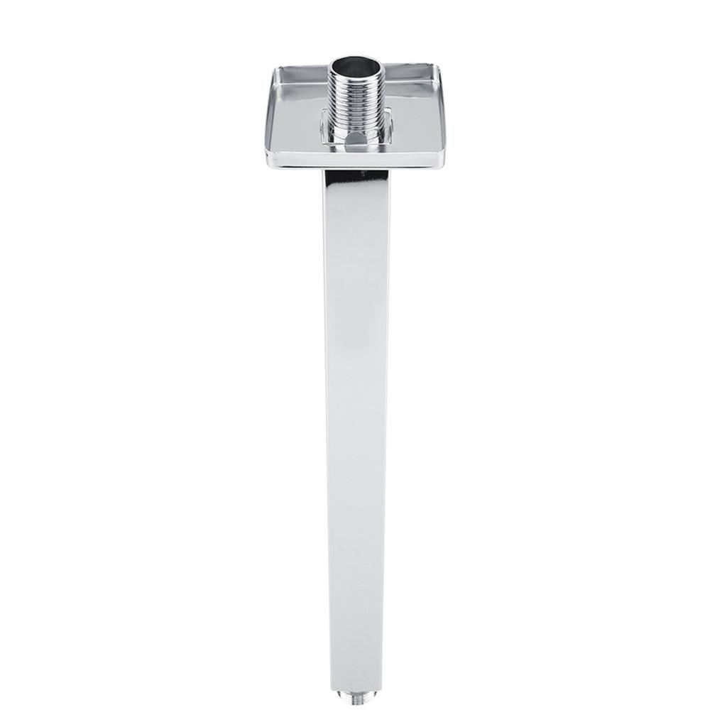 Square Stainless Steel Top Shower Arm Pipe Wall Mount for Bathroom Ceiling Shower Head