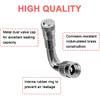 6 PCS 45 Degree 90 Degree 135 Degree Metal Valve Stem Extenders, Universal Valve Stem Extensions Compatible For Dual Wheels Passenger Cars, Stroller,